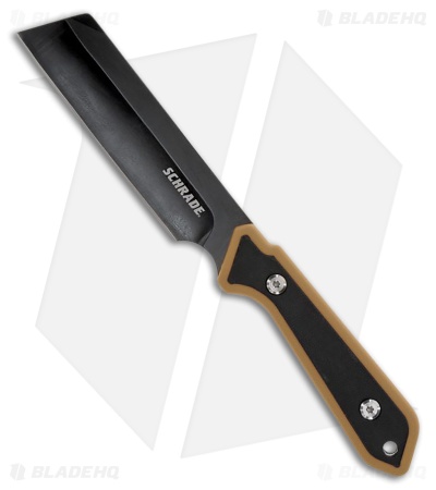 Schrade Frontier Fixed Blade Black/Brown GFN (4.25 Black) 