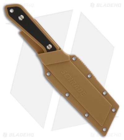Schrade Frontier Fixed Blade Black/Brown GFN (4.25 Black) 