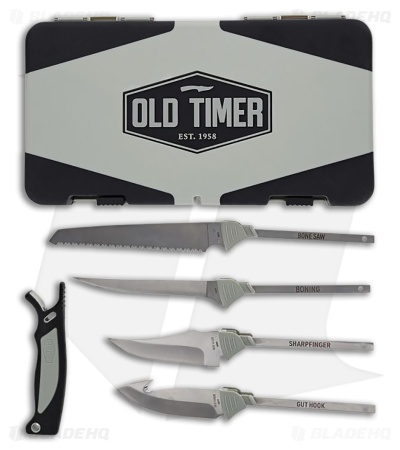Schrade Switch-It Hunting Knife Kit 5.25" Handle W/ Interchangeable Blades