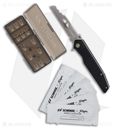 Schrade Nitro Enrage 7 Spring Assisted Black G-10 (Utlity Blade)