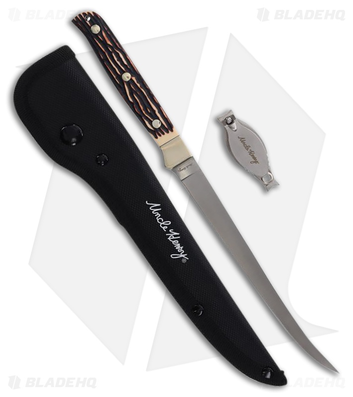 Schrade UH Staglon Fillet Clipper Comb Staglon (4.75" Satin)