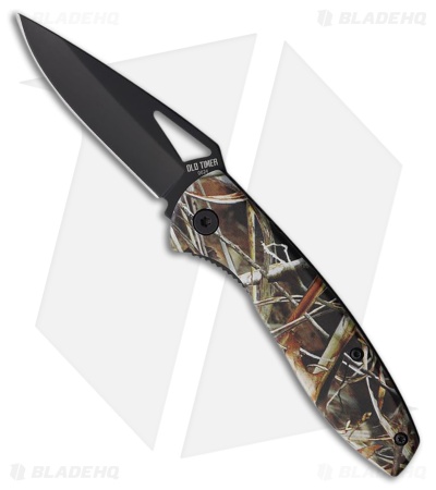 Schrade OT Linerlock Camo Alumnium (2.875" Black)