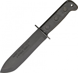 J. Adams Sheffield England J. Adams Sheffield Black MOD Pattern Survival Knife (7" Black) - $200.95 at Blade HQ