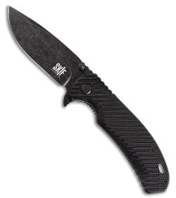 SKIF Knives Sturdy II Frame Lock Knife Black G-10 (3.8" Black SW)