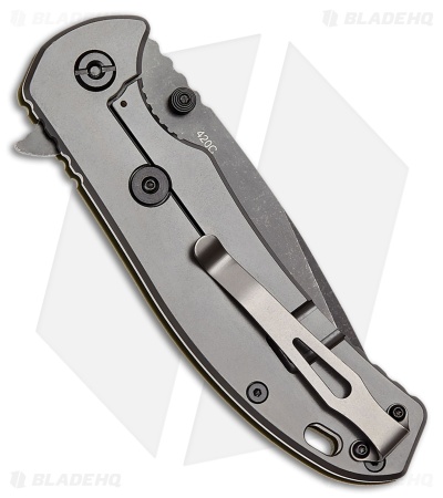 SKIF Knives Sturdy II Frame Lock Knife OD Green G-10 (3.8" Stonewash)