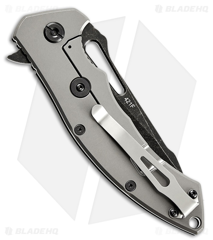 SKIF Knives Shark Frame Lock Knife Black G-10 (3.7" Black SW)