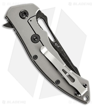 SKIF Knives Shark Frame Lock Knife Black G-10 (3.7" Black SW)