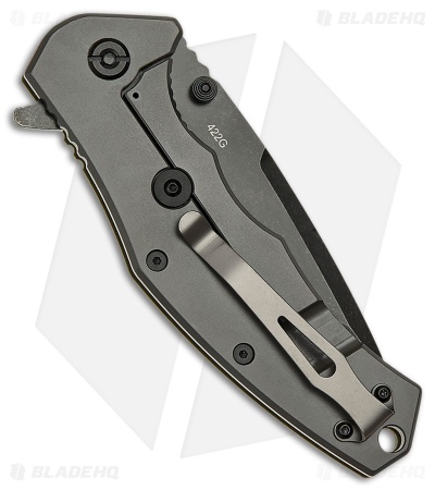 SKIF Knives Griffin Frame Lock Knife Olive Green G-10/Steel (3.75" Black SW)