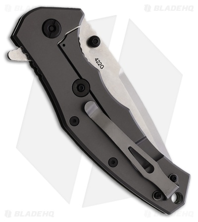 SKIF Knives Griffin Frame Lock Knife Olive Green G-10/Steel (3.75" Stonewash)