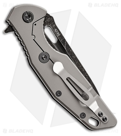 SKIF Knives Defender Frame Lock Knife Black G-10/Steel (3.75" Black Stonewash)