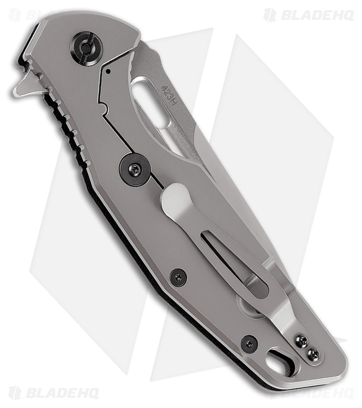 SKIF Knives Defender Frame Lock Knife Black G-10/Steel (3.75" Stonewash)