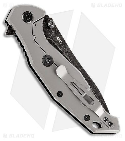 SKIF Knives Adventure Frame Lock Knife Black G-10/Steel (4" Stonewash)