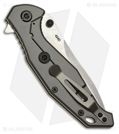 SKIF Knives Adventure Frame Lock Knife Olive Green G-10/Steel (4" Stonewash)