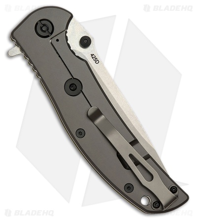 SKIF Knives Urbanite Frame Lock Knife Olive Green G-10/Steel (3.75" Stonewash)