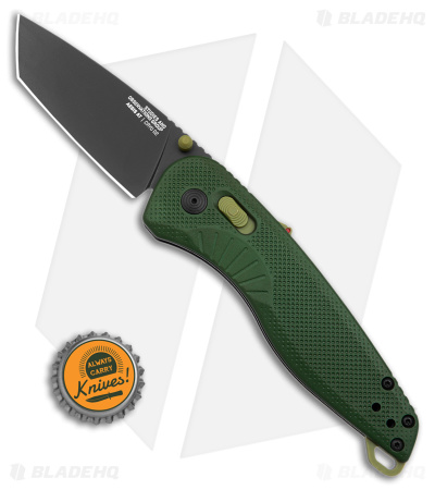 SOG Aegis AT Tanto AT-XR Lock Knife Forest/Moss GRN w/Safety (3.1" Black)