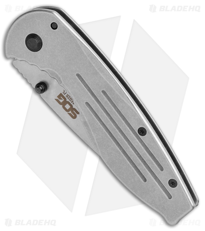 SOG Aegis Frame Lock Knife Stainless Steel (3.4