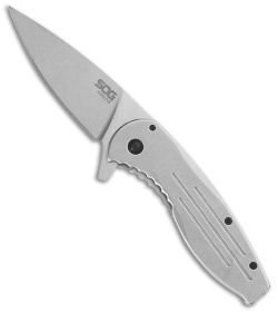 SOG Aegis FLK Frame Lock Knife (3.4" Bead Blast)