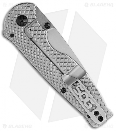 SOG Flash Frame Lock Knife Silver (3.4