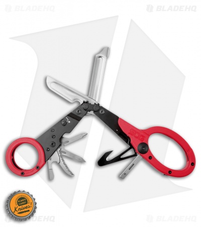 SOG Parashears Multi-Tool Scissors Red 