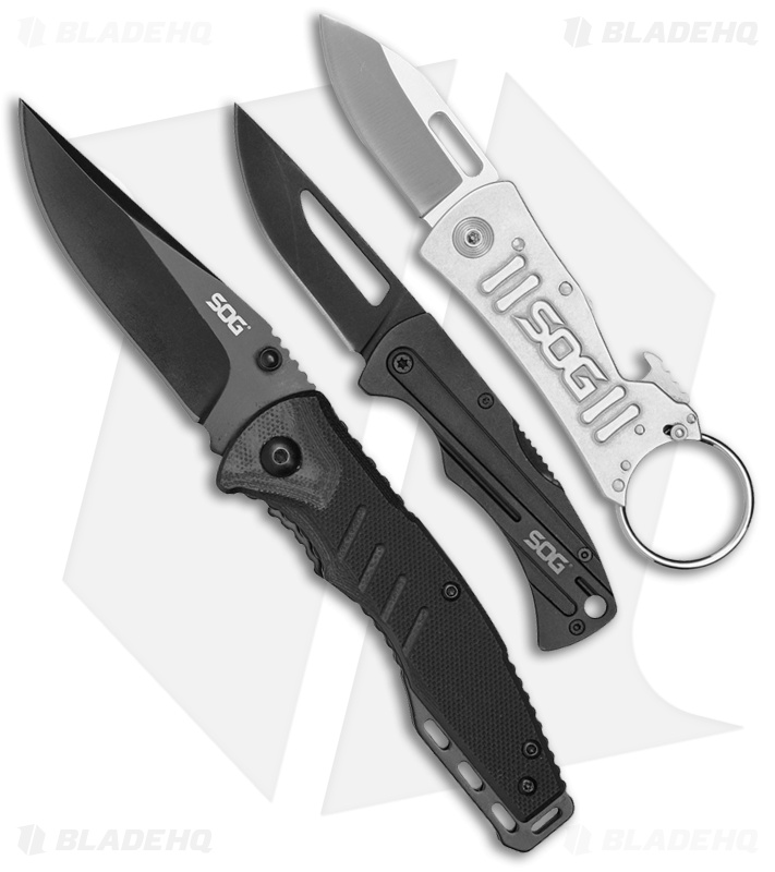 SOG Professional 3.1 3 in 1 Pocket Knife Kit - Blade HQ