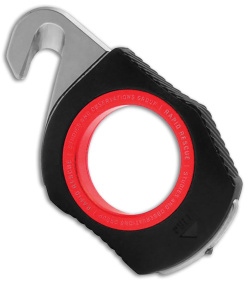 SOG Rapid Rescue Hook Black Red GRN (.80" Satin)