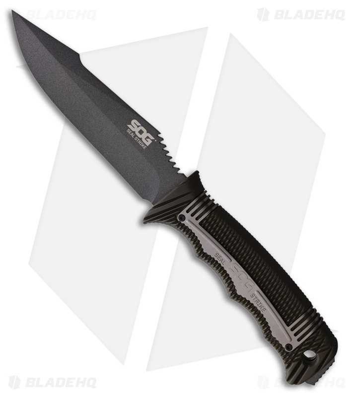SOG SEAL Strike Deluxe Knife Black/Gray GRN + S Steel (Gray)
