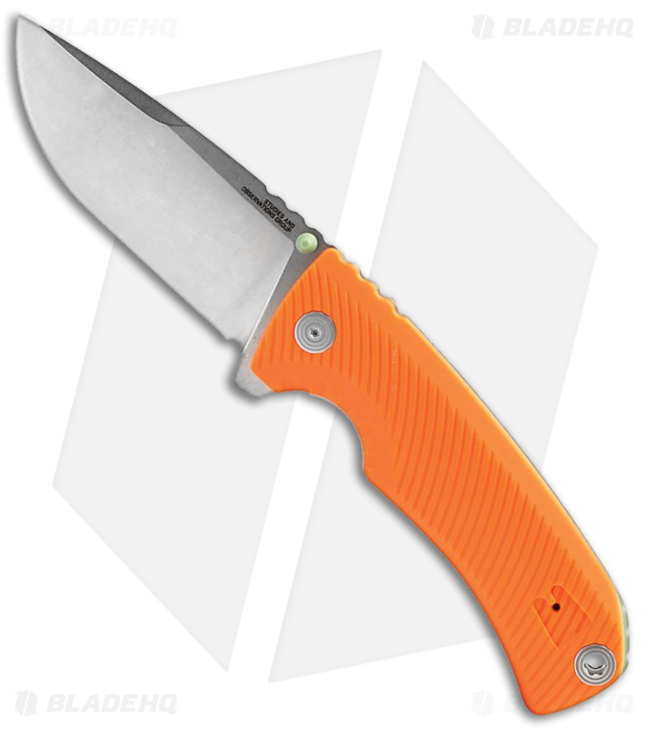 SOG Tellus FLK Blaze Orange GRN (Stonewash) - Blade HQ