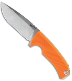 SOG Tellus FX Blaze Fixed Blade Knife Orange GRN (4.2" Stonewash)