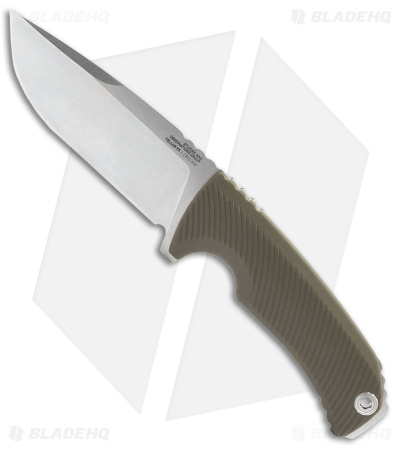 SOG Tellus FX Blaze Fixed Blade Knife Olive Drab GRN (4.2" Stonewash)