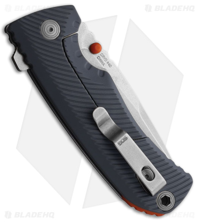 SOG Tellus Frame Lock Knife Wolf Gray FRN (3.65" Stonewash Cryo 440)