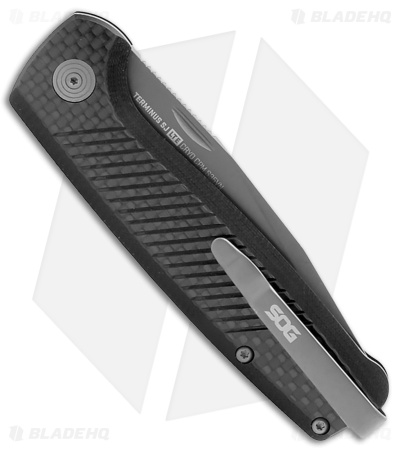 SOG Terminus LTE Slip Joint Knife Carbon Fiber/G-10 (2.9" Gray S35VN)
