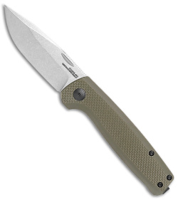 SOG Terminus Slip Joint Knife OD Green G-10 (2.9" Stonewash CRYO D2)