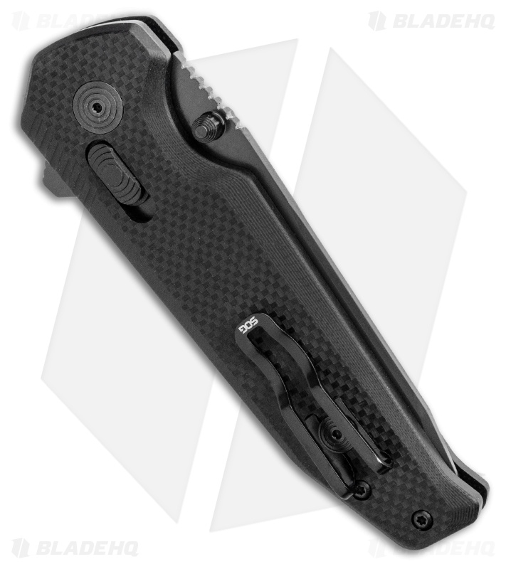 SOG Vision XR Lock Knife Black G-10 (3.4