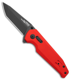 SOG Vision XR LTE Flipper Knife Red G-10 (3.4" Black)