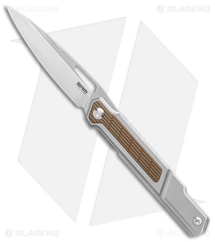 SRM Knives 1421 Fantasy Knife | Ti/Brown G-10 | Blade HQ