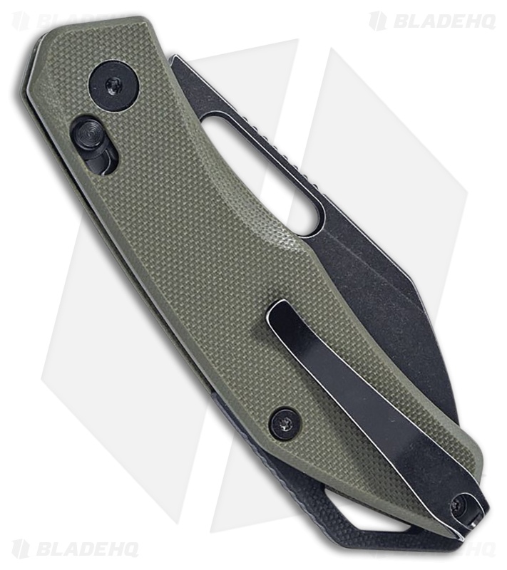SRM Knives Cub 261M-GP Crossbar Lock Knife OD Green G-10 (2.9" PVD SW 154CM)