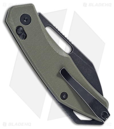 SRM Knives Cub 261M-GP Crossbar Lock Knife OD Green G-10 (2.9" PVD SW 154CM)