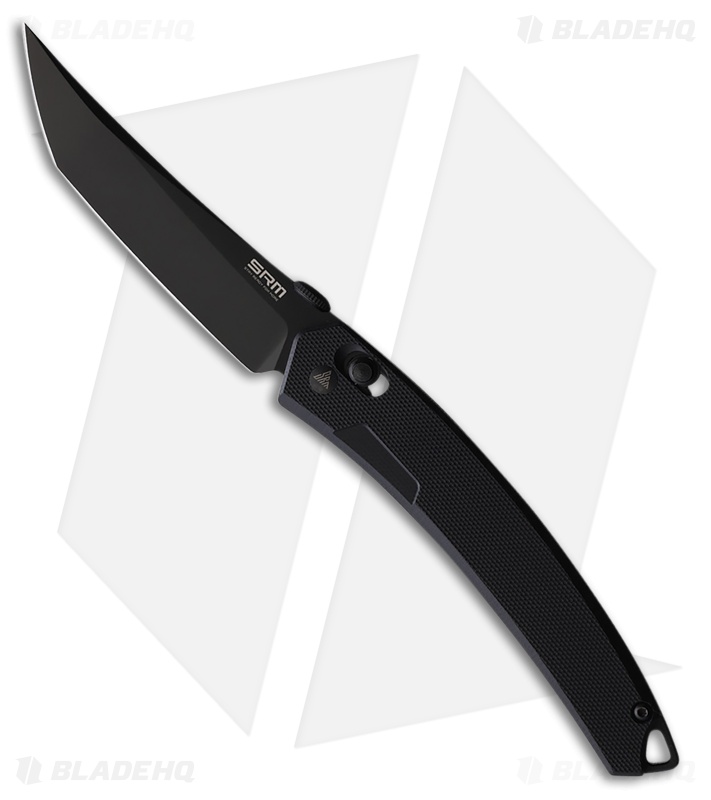 SRM Knives 9211 Crossbar Lock Knife Black G-10 Black