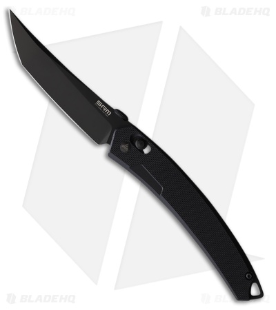 SRM Knives 9211 Crossbar Lock Knife Black G-10 Black