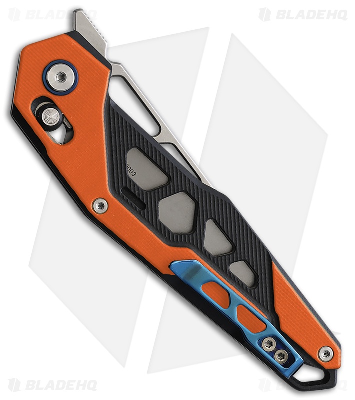 SRM Knives Mecha 9225 Knife Black/Yellow G-10 BB