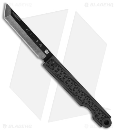 StatGear Pocket Samurai Slipjoint Black Aluminum (2.00" Two-Tone)