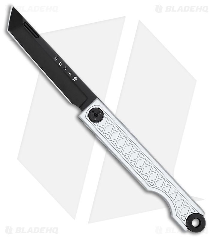StatGear Pocket Samurai Slipjoint Gray Aluminum (2.00" Black)