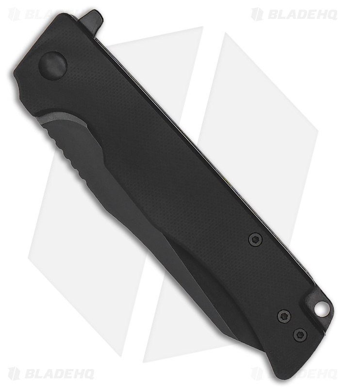 StatGear Ausus-Slim Black Liner Lock Knife (3.13" Black)