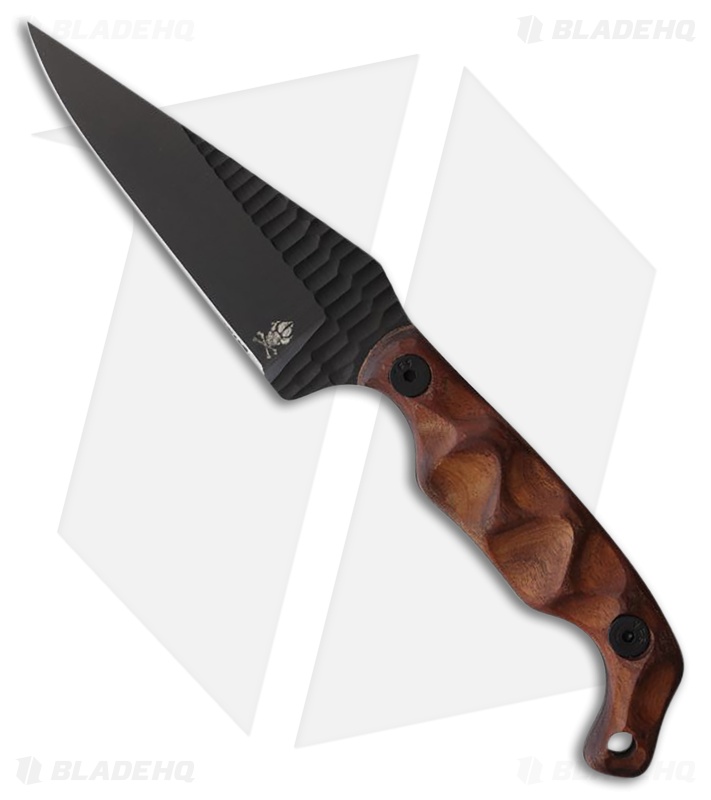 Stroup Knives レプリカナイフ ブラック 新品 Stroup Knives Bravo 5 Fixed Blade Brown Rosewood (3.75