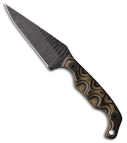 Stroup Knives Mini Mod 1 Fixed Blade Knife Camo G-10 (3.75" Acid Wash)