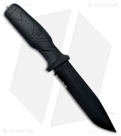 Smith & Wesson Search/Rescue Fixed Blade Black Polymer (6.00" Black)