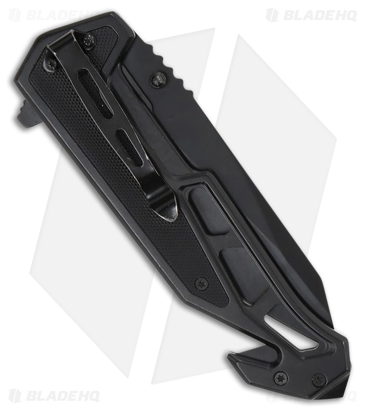 Smith & Wesson Border Guard Spring Assisted Black G10 (4.00" Black)