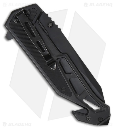 Smith & Wesson Border Guard Spring Assisted Black G10 (4.00" Black)