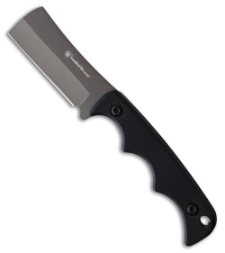 Smith & Wesson HRT Cleaver Neck Knife Black G-10 (2" Gray)