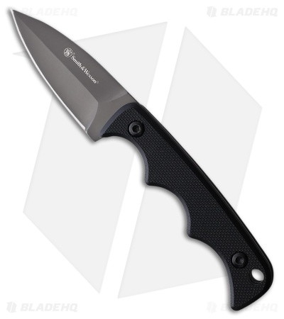 Smith & Wesson HRT Spear Point Neck Black G-10 (2.00" Gray)